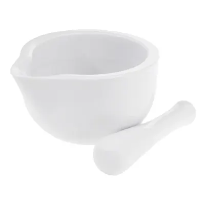 Mojar cu pistil din porțelan alb, Excellent Houseware, 11x10 cm