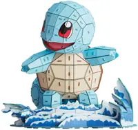 Figurină 3D de asamblat Spin Master 4D Build - Pokemon Squirtle, 180 de piese