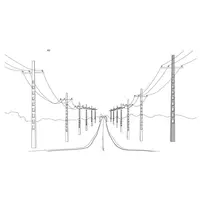 Stalp din beton precomprimat 10m 55x26, pentru liniile electrice aeriene de tip Electrica