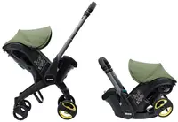 Scoica auto cu șasiu 2 în 1 Doona - i-Size, Desert green