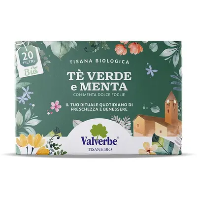 Ceai Verde cu Menta Dulce Ecologic/Bio 20dz