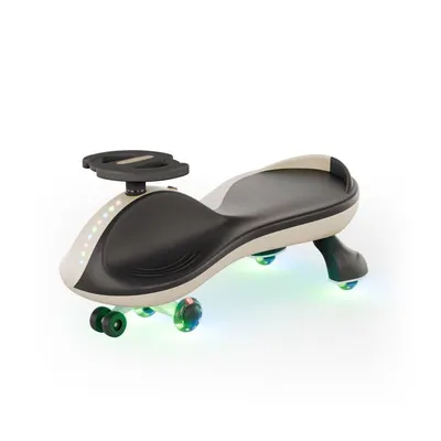 Vehicul copii Plasmacar gravitational Tulano Focus 35 Beige, roti luminoase din cauciuc,scaun ergonomic si spatios, greutate maxima admisa 100 kg