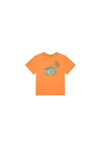 Tricou pentru baieti 3JERG10JQ - Bumbac - Portocaliu - Portocaliu