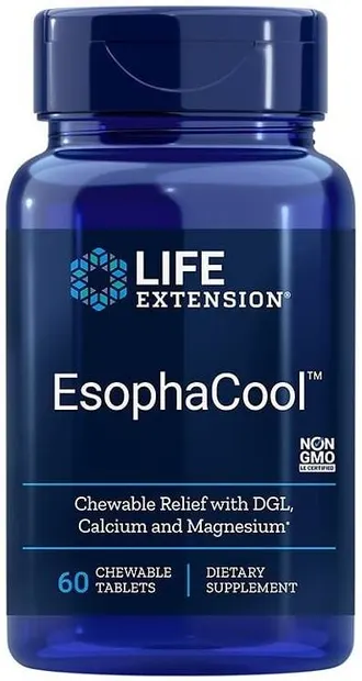 EsophaCool, 60 comprimate masticabile, Life Extension