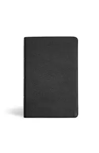 KJV Personal Size Giant Print Bible, Black Genuine Leather
