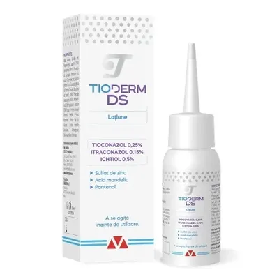 Lotiune intensiva pentru dermatita seboreica Tioderm DS, 50 ml, Braderm