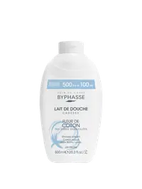 Crema de dus cu flori de bumbac Caresse, 600ml, Byphasse
