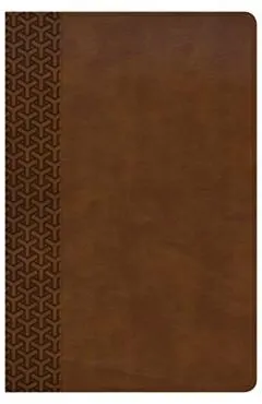 CSB Everyday Study Bible, British Tan Leathertouch: Black Letter, Study Notes, Illustrations, Aricles, Easy-To-Carry, Ribbon Marker, Easy-To-Read Bibl