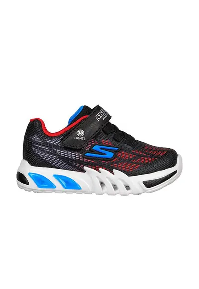 Pantofi Sport Flex Glow Elite Vorlo Inf 400137N-BKRB - Baieti - Negru