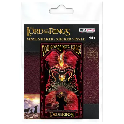 Sticker Vinil Lord of the Rings - You shall not pass