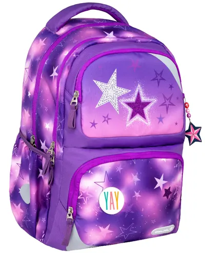 Ghiozdan cu insigne magnetice Belmil - Stars
