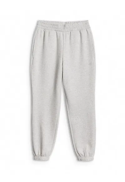 Pantaloni sport dama - jogger - confortabili - gri - tricot captusit