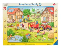 Puzzle Ravensburger din 24 de piese - Mica mea ferma