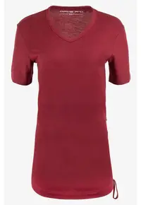 Tricou cu model uni si snur lateral -