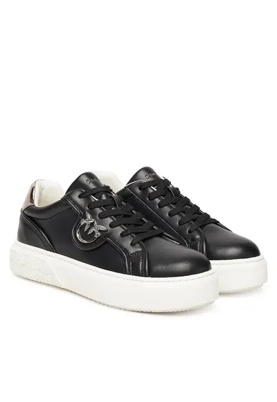 Pantofi dama - Piele naturala - Negru/Alb