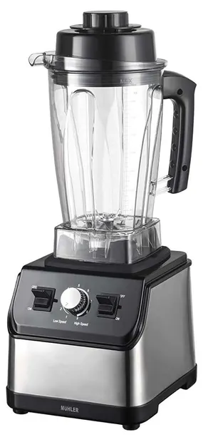Blender Muhler – ProMix MB-1624, 2,4 l, 9 trepte de viteză, 1600 W, negru/inox
