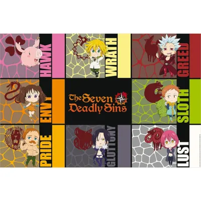 Poster Maxi The Seven Deadly Sins S3 - 91.5x61 - Chibi Sins