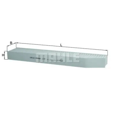 Filtru, aer habitaclu MAHLE ORIGINAL LA 897