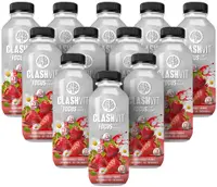 Apă cu vitamine ClashVit Focus, căpșuni și mușețel, 12 bucăți