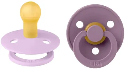 Suzete Bibs - Boheme, 0-6 luni, 2 buc, Violet Sky/Mauve