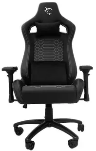 Scaun gaming White Shark – PHOENIX, negru, cotiere 4D