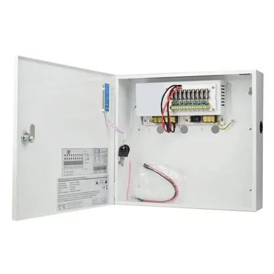 Sursa in comutatie cu back-up ZTP1210B-09F, 10A, 9 iesiri