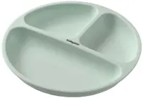 Farfurie din silicon cu ventuză Babyono - Mentă