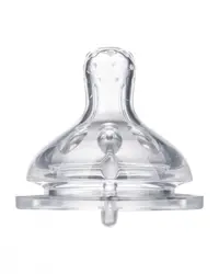 Biberon Kikkaboo Savanna Mint 180ml cu gat larg si tetina anti-colici din silicon,fara bpa,recomandat de la nastere
