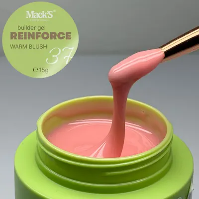 Reinforce Builder Gel Warm Blush 37/15g Macks - REBGAR-15