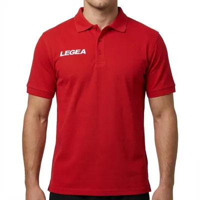 Femei Golf Polo 100% Bumbac Piqué Traspirant Design Clasic Rosu