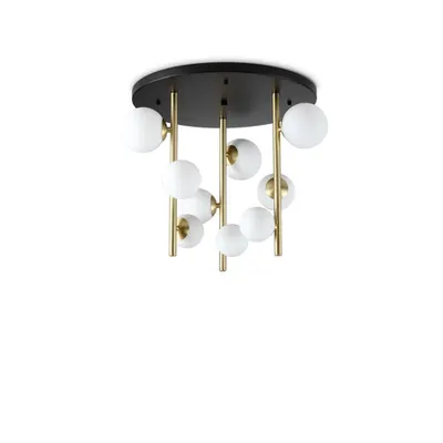 Lampa cu montaj pe tavan Perlage pl9 Alb