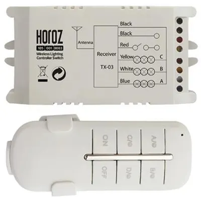 Releu radio controlat cu telecomanda - receptor 3 canale X 1000w