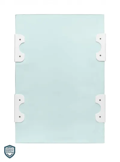 Saltea de infasat Sensillo Platinum Clovers 70x50 cm cu intaritura,accesorii montaj pe patut,margine de protectie antirasturnare si suprafata impermeabila