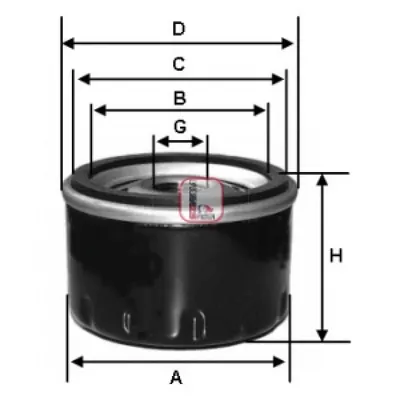 Filtru ulei SOFIMA S 3435 R