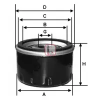 Filtru ulei SOFIMA S 3545 R