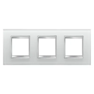 Placa ornament CProiector HORUS LUX international - IN GLASS - 2+2+2 modul HORIZONTAL - ICE - CProiector HORUS
