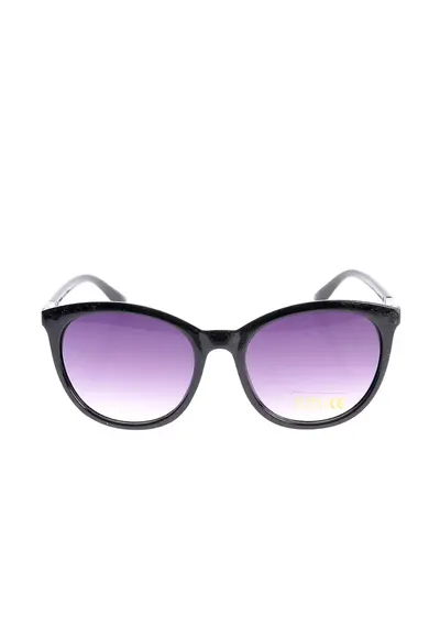 Ochelari de soare cu lentile degrade mov si rama neagra