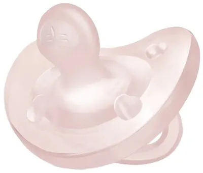 Suzetă din silicon Chicco - Physio Soft, 0-6 luni, pentru fete, sortiment