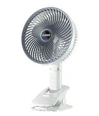 Ventilator de birou portabil cu clips reincarcabil silentios cu 3 viteze
