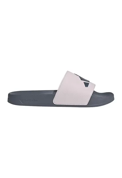 Papuci unisex cu logo Adilette - Alb optic/Verde feriga