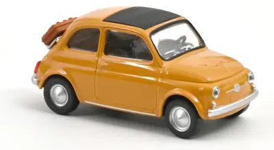 Model de colecție NOREV Contemporary: Automobile - Fiat 500 F 1965 Yellow Positano Jet-car