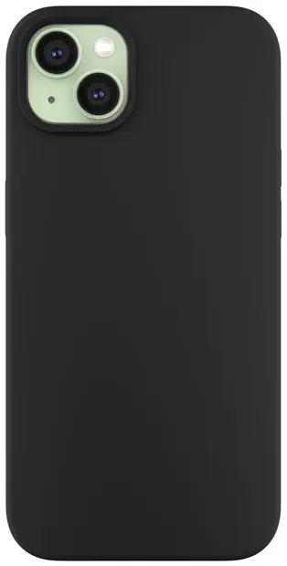 Husă Next One - Black Silicone MagSafe, iPhone 15 Plus, negru