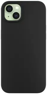 Husă Next One - Black Silicone MagSafe, iPhone 15 Plus, negru