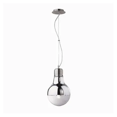 Pendul Luce Cromo Small, 1 bec, dulie E27, D:220mm, H:390/1200mm, Crom
