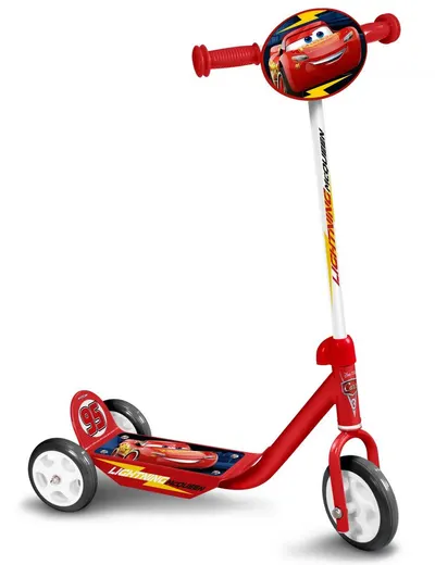 Trotineta Stamp Disney Cars, cu 3 roti, ghidon reglabil, platforma antiderapanta