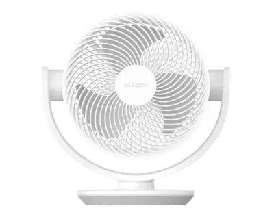 Ventilator de birou Xiaomi Smart Desktop Fan BHR9872EU, 100 viteze, 1180 m3/h, Distributie 3D (Alb)