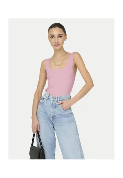Top dama 15290585 - Viscoza/Nylon - Roz - Roz