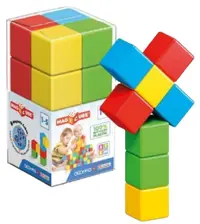 Set de cuburi magnetice Geomag - Magicube ,Crystal, 8 piese