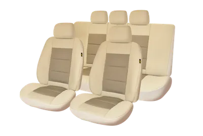 Set huse scaun Premium Lux - bej