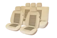 Set huse scaun Premium Lux - bej